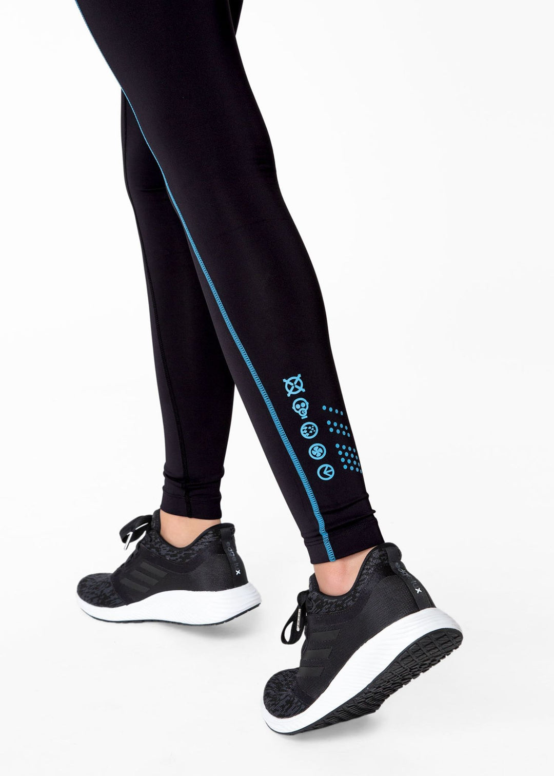 Womens Subzero Blue/Black Full Tights