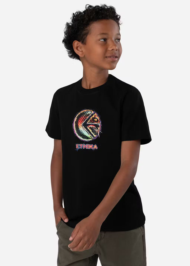 Boys Snaked Tee Black