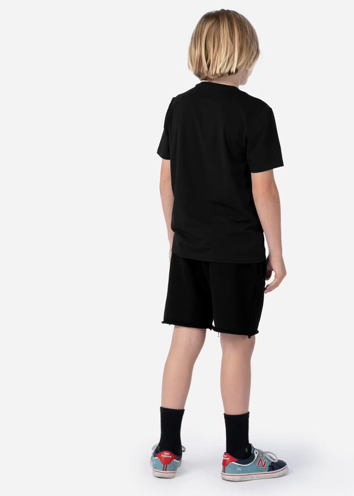 Boys Raw Edge Short - Black