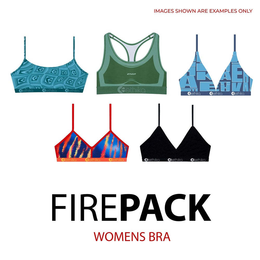 Fire Pack - 5 x Womens Bras