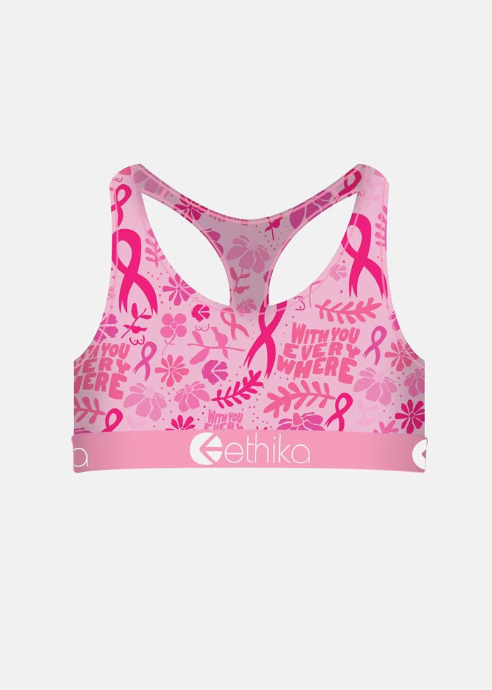 Girls Courageous Blooms Sports Bra