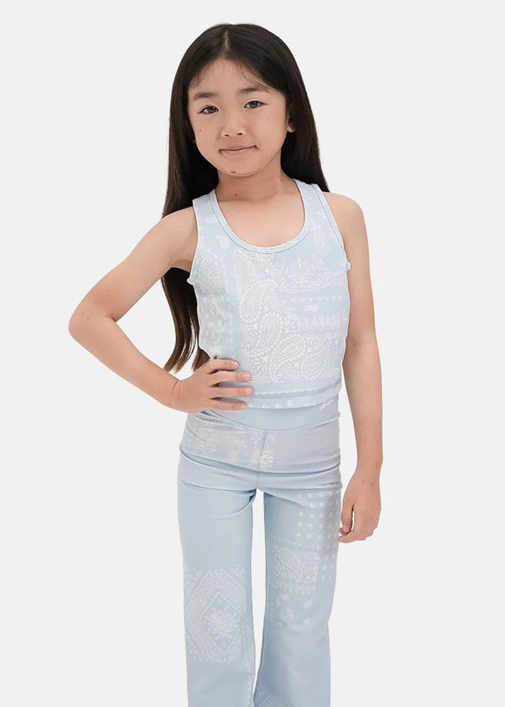 Girls Ice Paisley Long Line Bra
