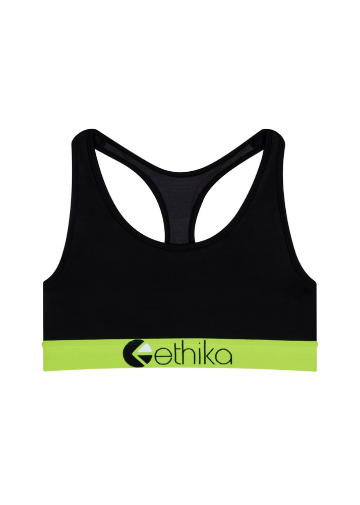 Subzero Performance Green Girls Sports Bra