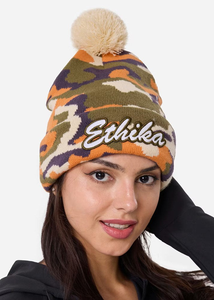 Camo Pom Beanie