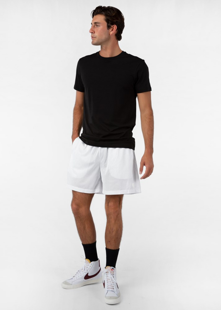 Basketball Short White