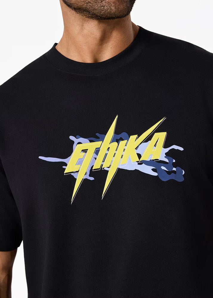 Mens Bolt Camo Tee - Black/Yellow