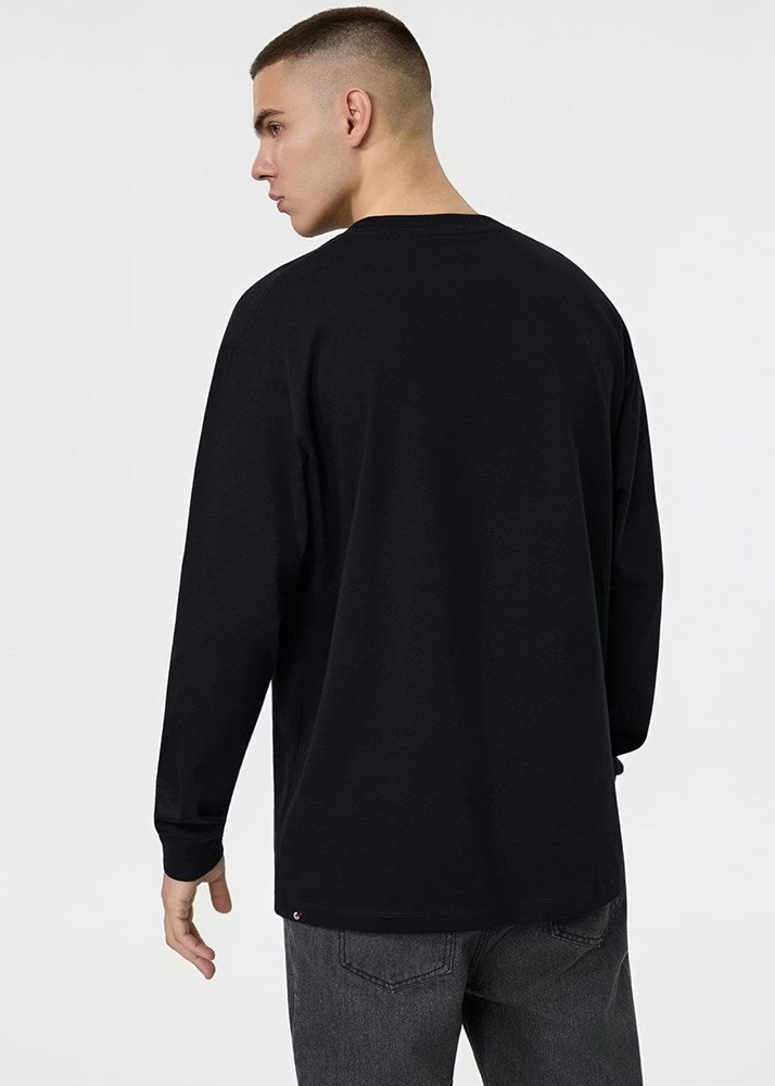 Mens Blastover Longsleeve Tee - Black