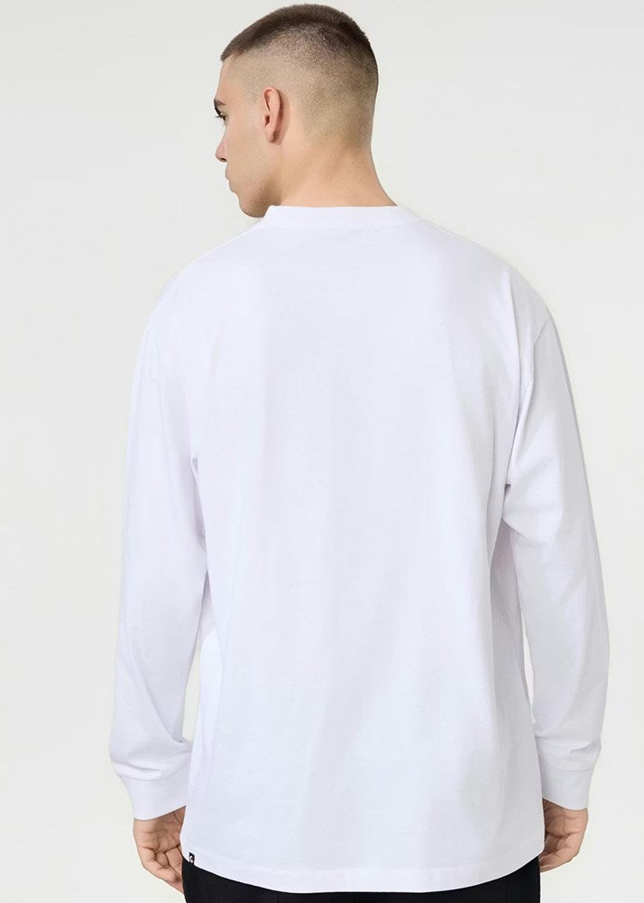 Mens Rider Longsleeve Tee - White