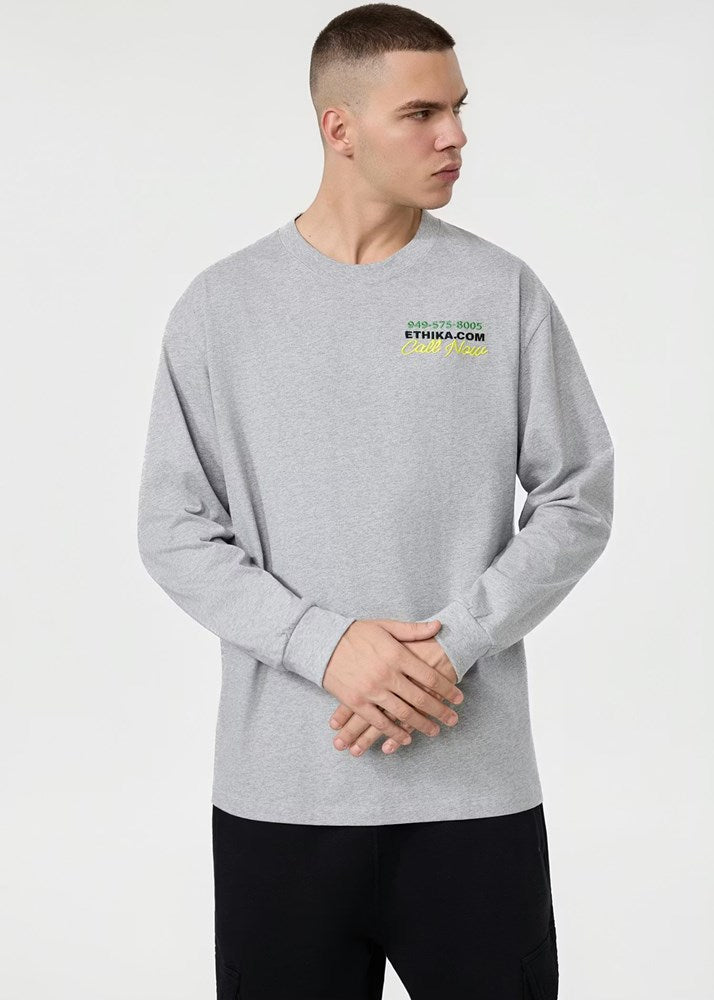 Mens Fight For You Longsleeve Tee - Grey