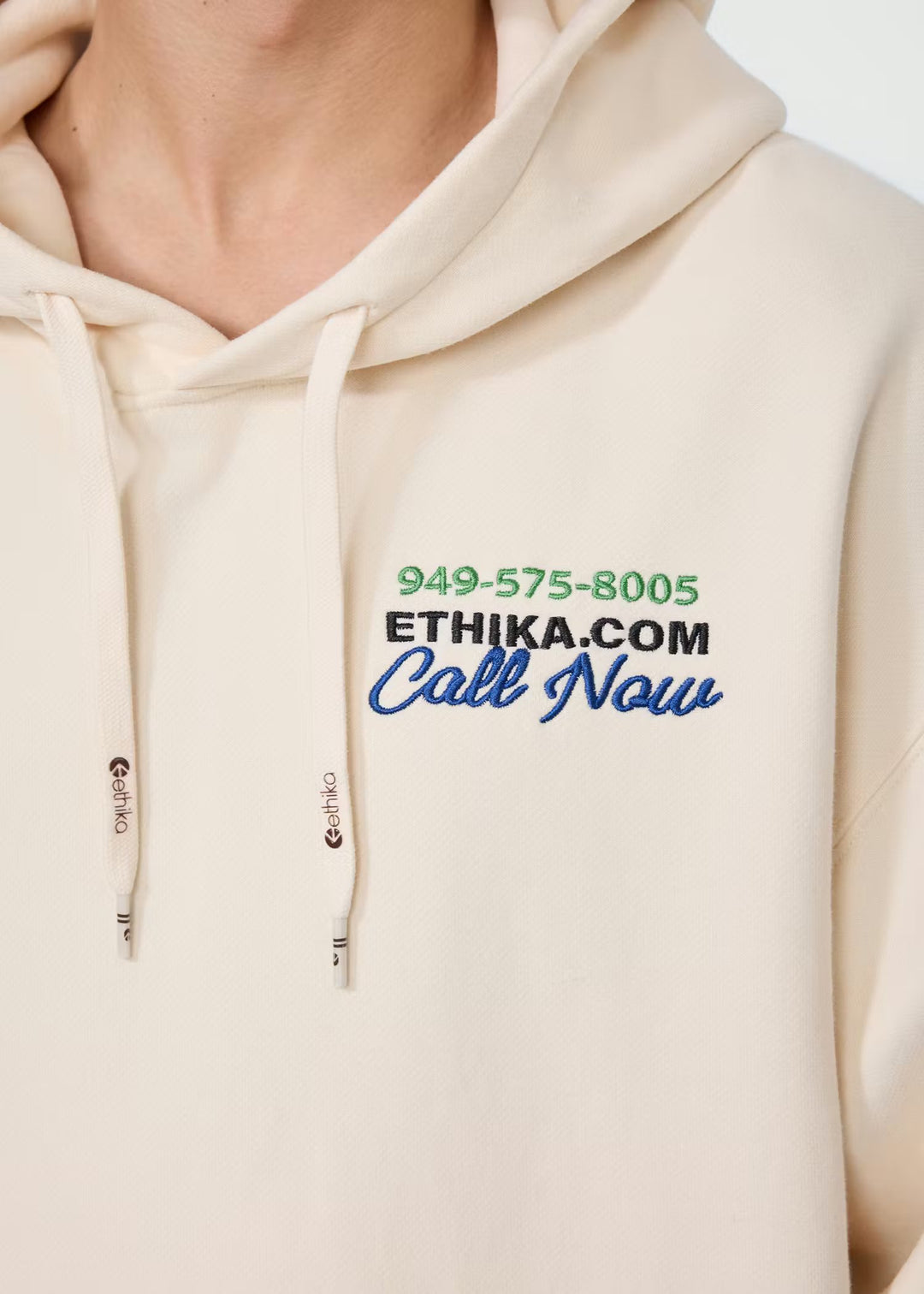 Mens Fight For You Hoodie - Cream