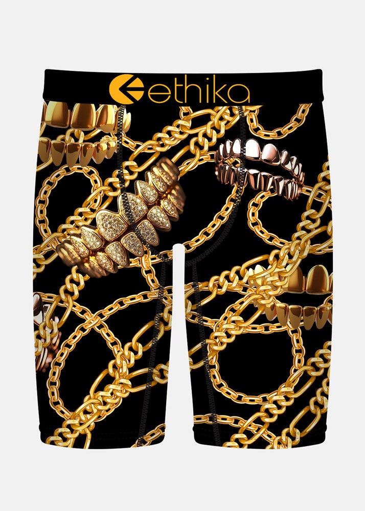 Mens Gold Slugs Staple