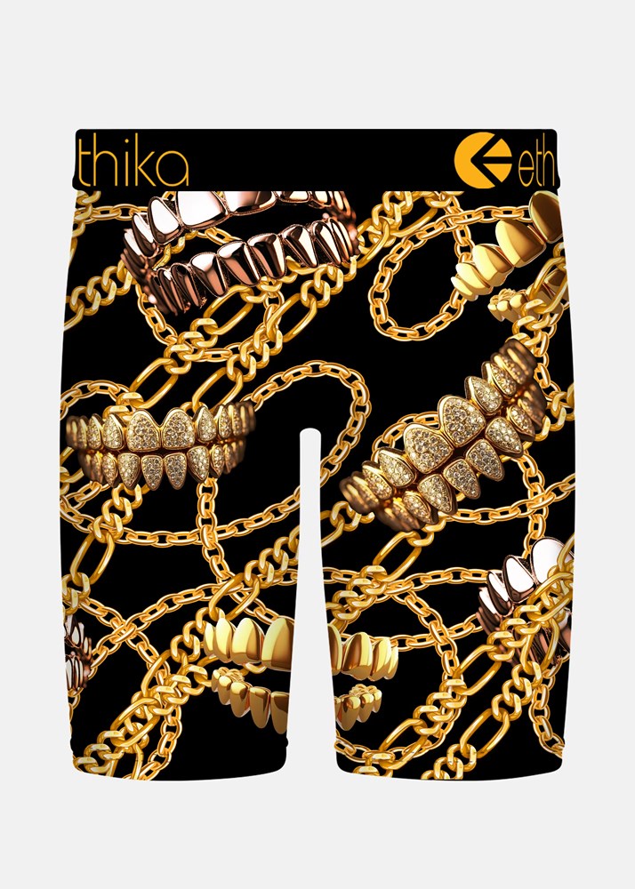 Mens Gold Slugs Staple