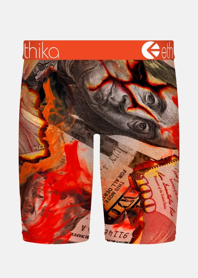 Mens Burnin Hundreds Staple