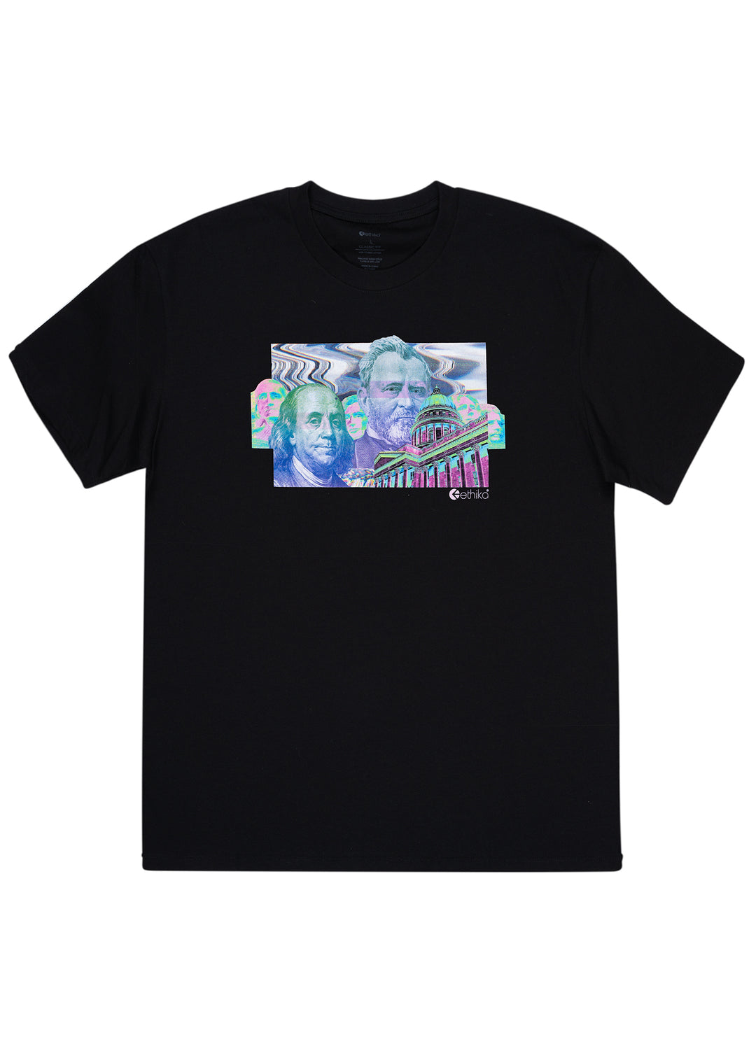 Mens Benji Glitchin Tee - Black