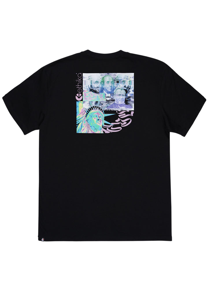 Mens Benji Glitchin Tee - Black