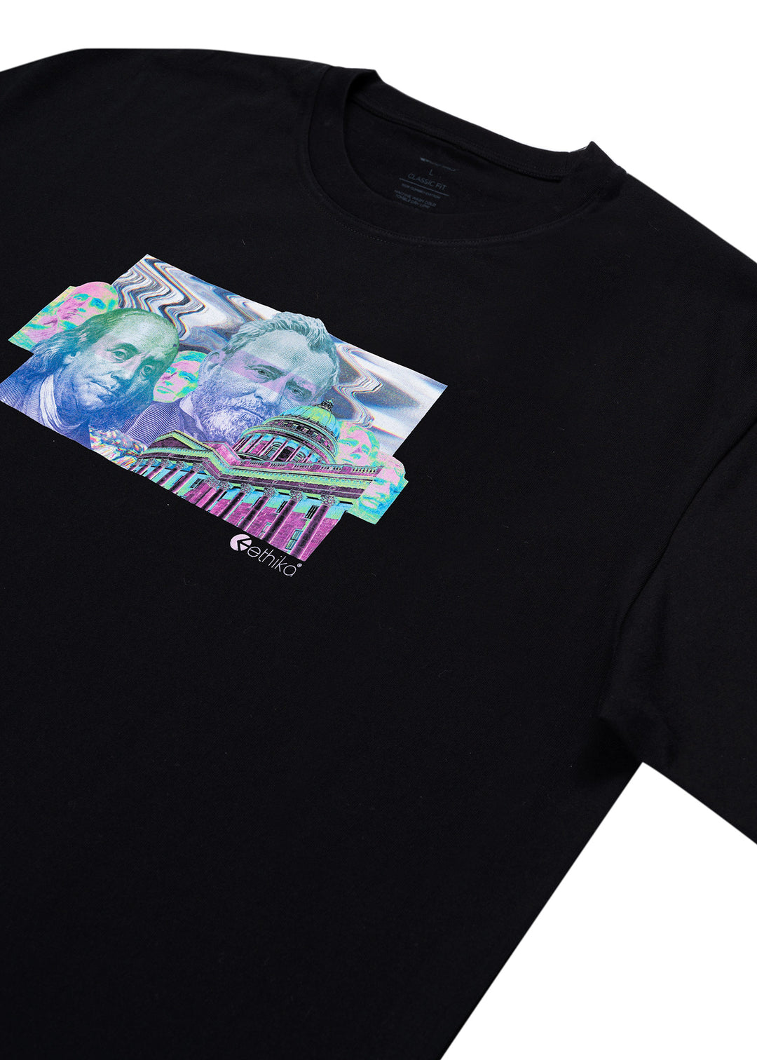 Mens Benji Glitchin Tee - Black