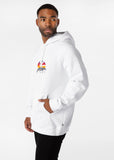Mens Pullover Hoodie - I Of The Tiger White