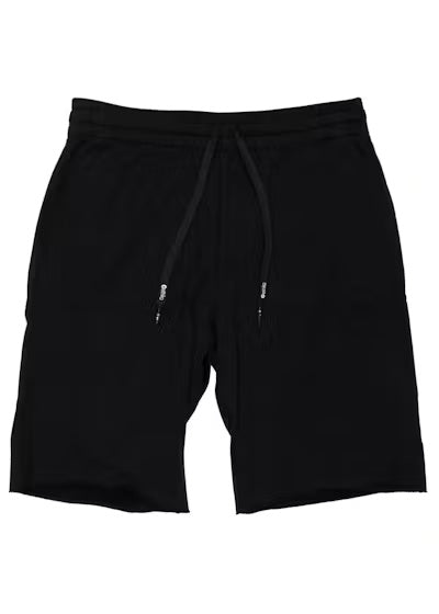 Mens Raw Edge Short - Black