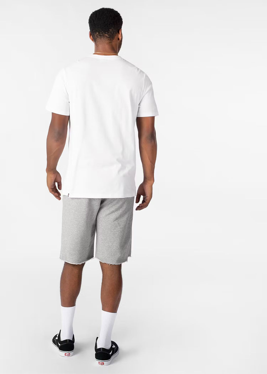 Mens Raw Edge Short - Heather Grey