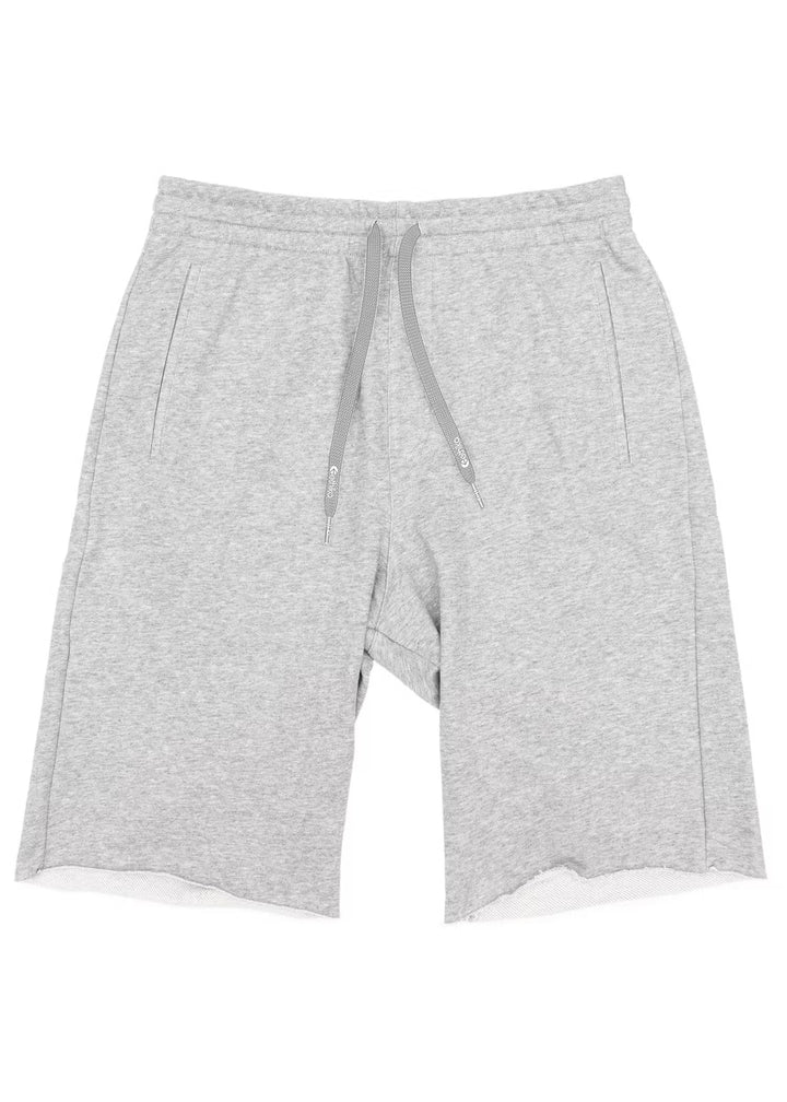 Mens Raw Edge Short - Heather Grey