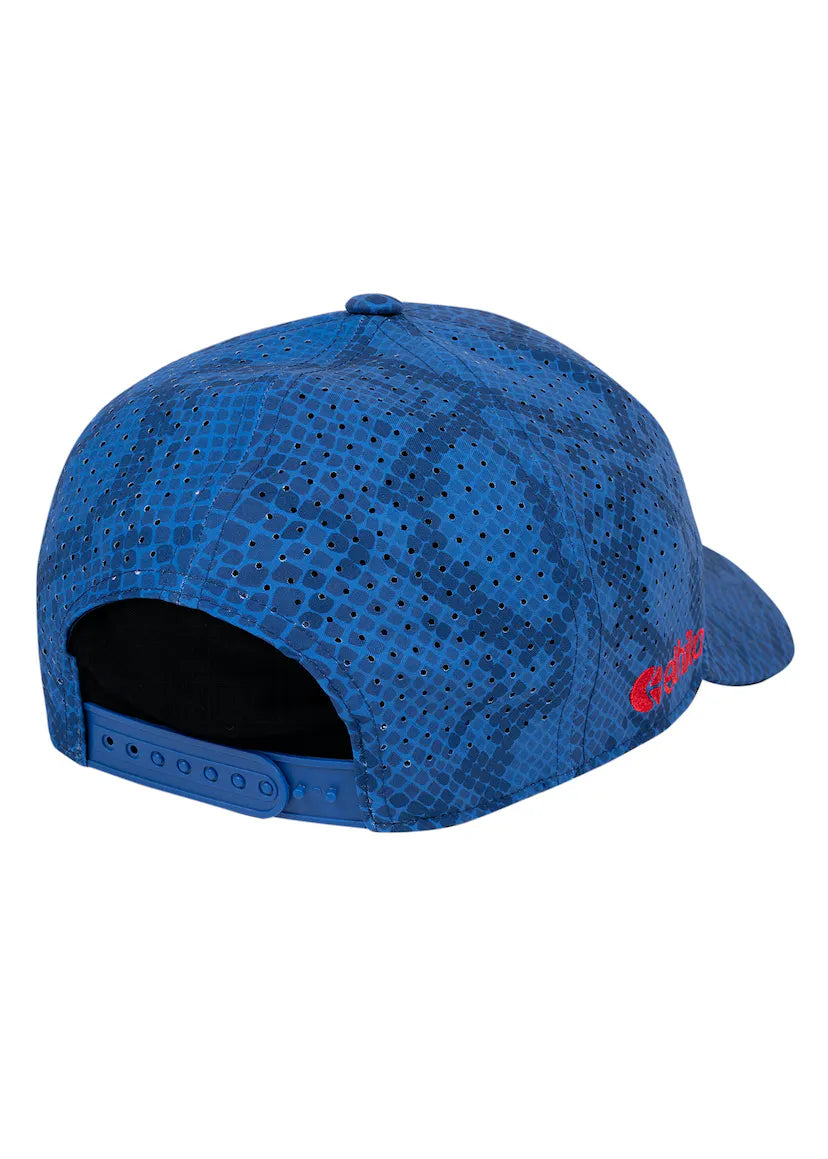 Athletic Dad Hat - Blue Python