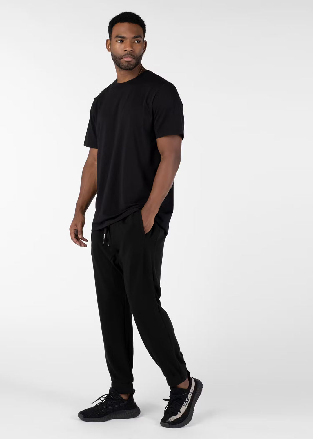 Mens Sweatpant Black - Shorter Length