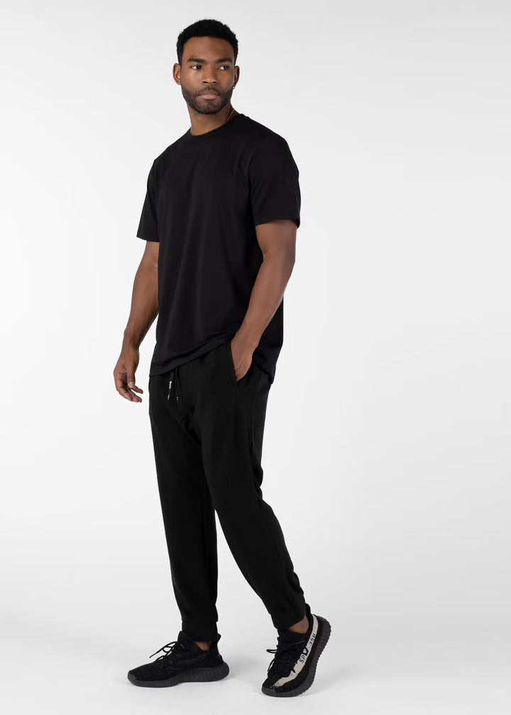 Mens Sweatpant Black - Shorter Length