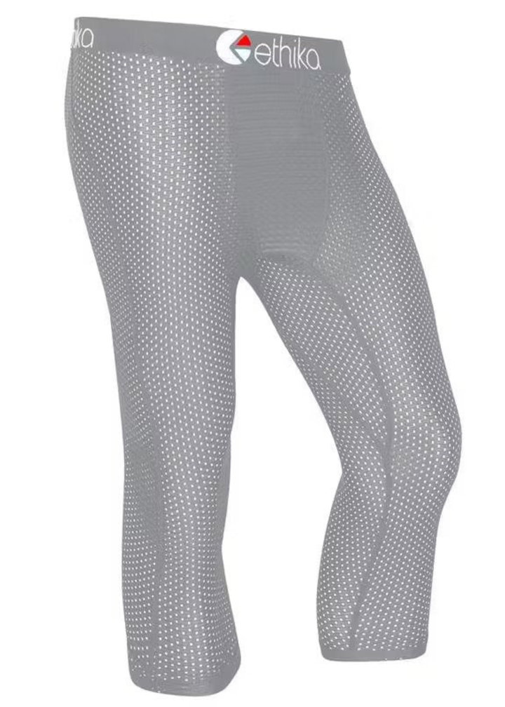Mens Flow Grey 3/4 Tight