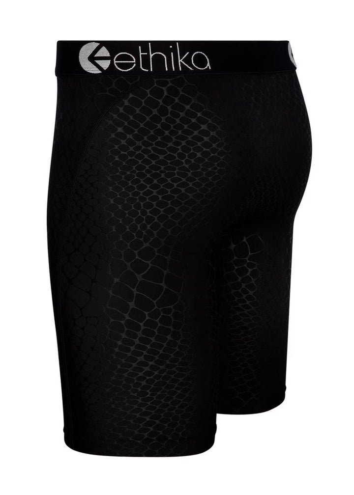 Python Embossed Black Staple
