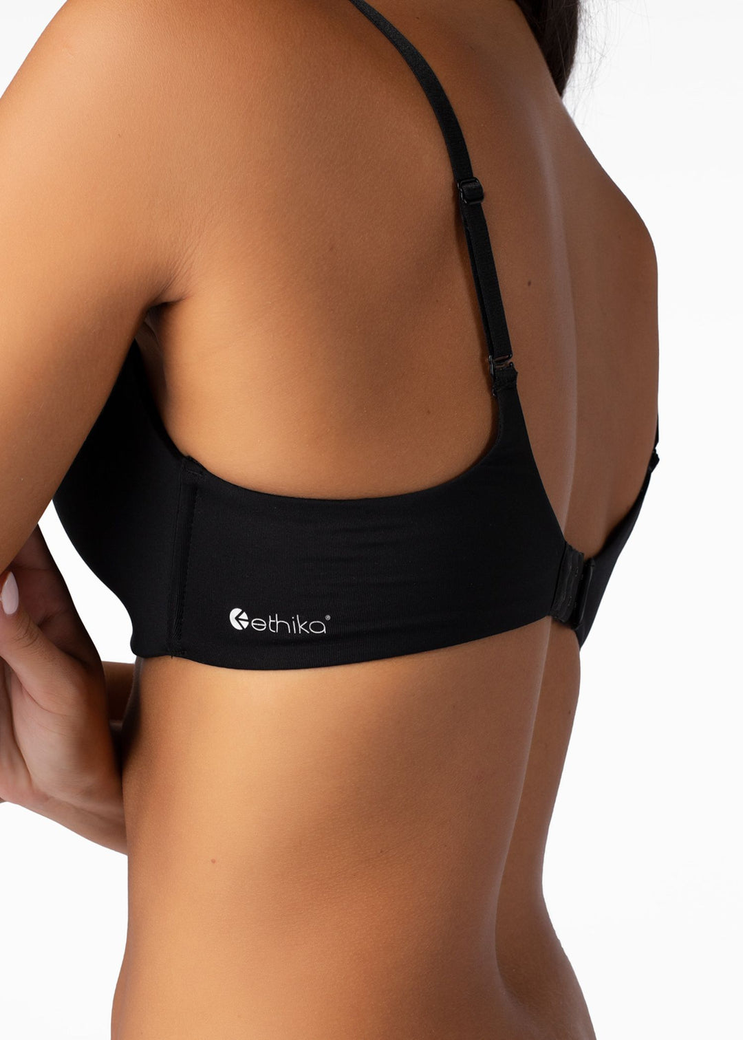 Tee Shirt Bra - Black