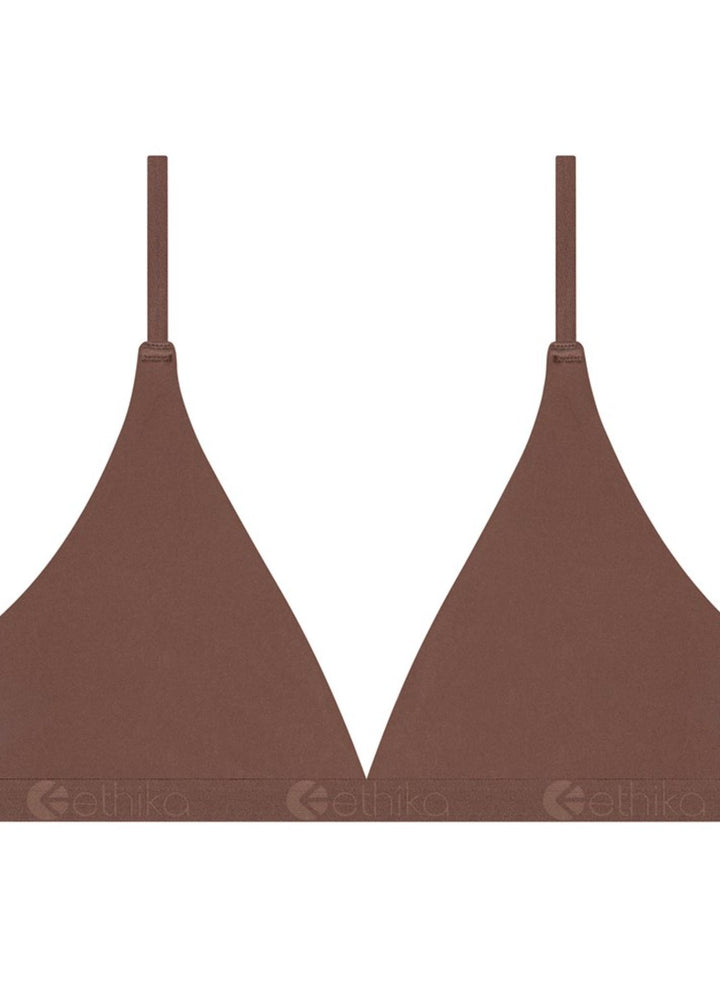 Seamless Triangle Bra - Truffle