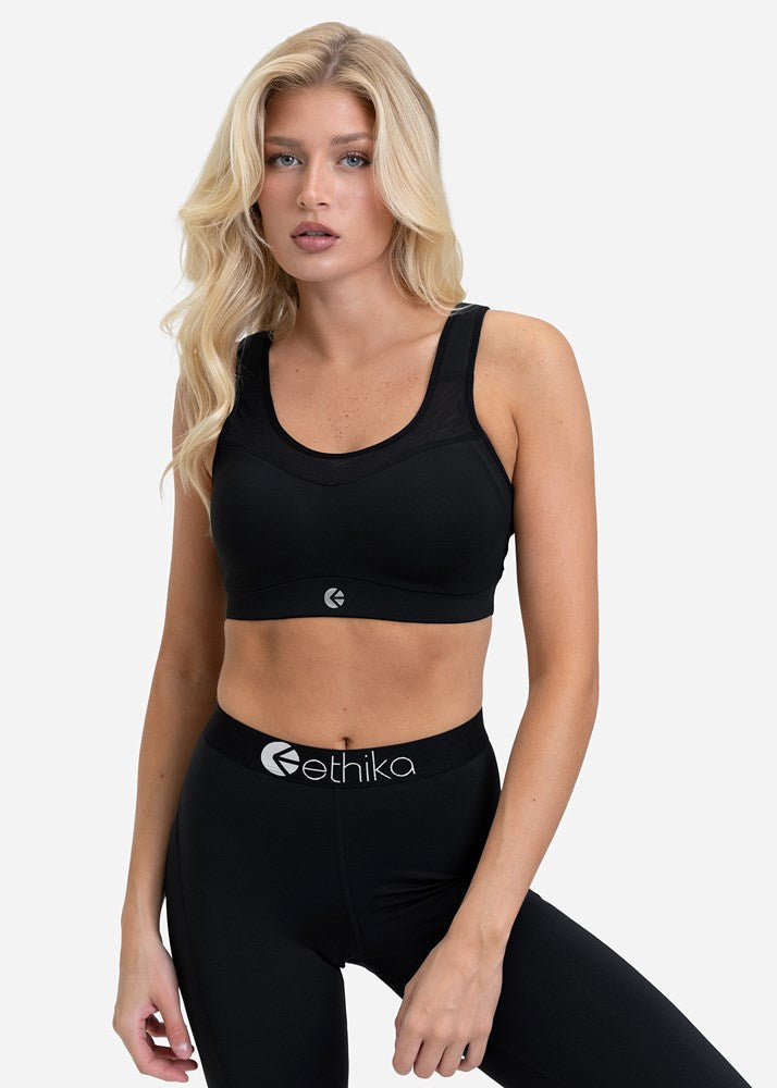 Womens SubZero Black SubZero High Impact Sports Bra