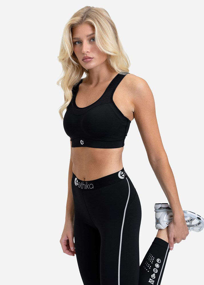 Womens SubZero Black SubZero High Impact Sports Bra