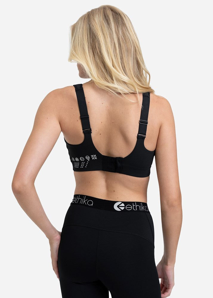 Womens SubZero Black SubZero High Impact Sports Bra