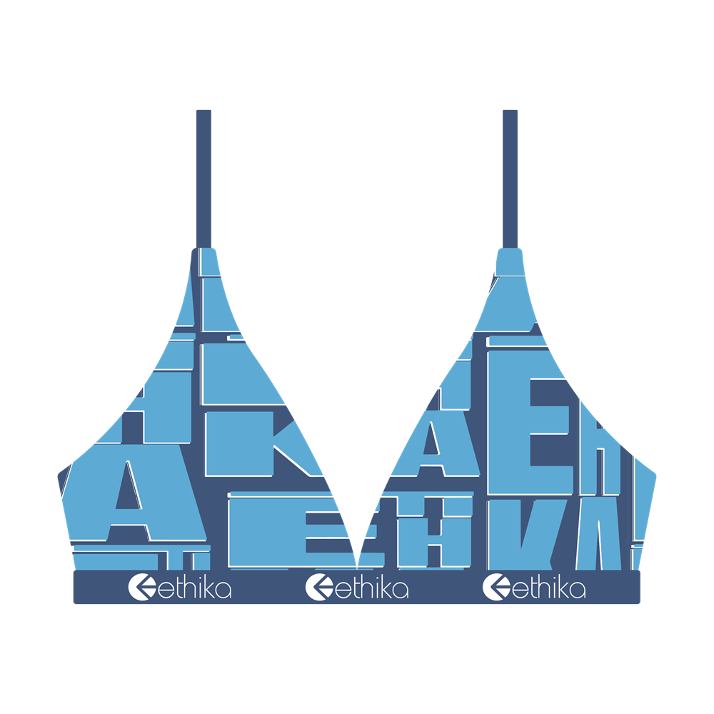 Womens Stacked Triangle Bra