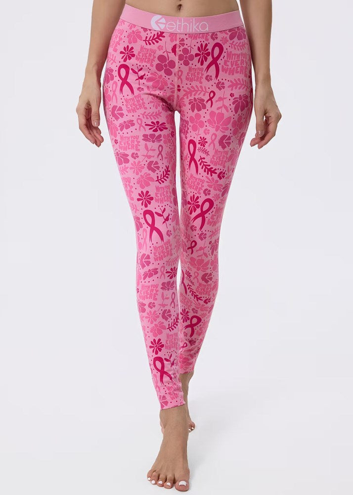 Womens Courageous Blooms Leggings