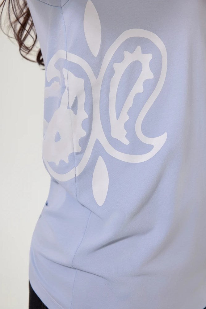 Womens Ice Paisley Fitted Tee