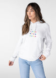 Womens Pullover Hoodie - Quick Strike White