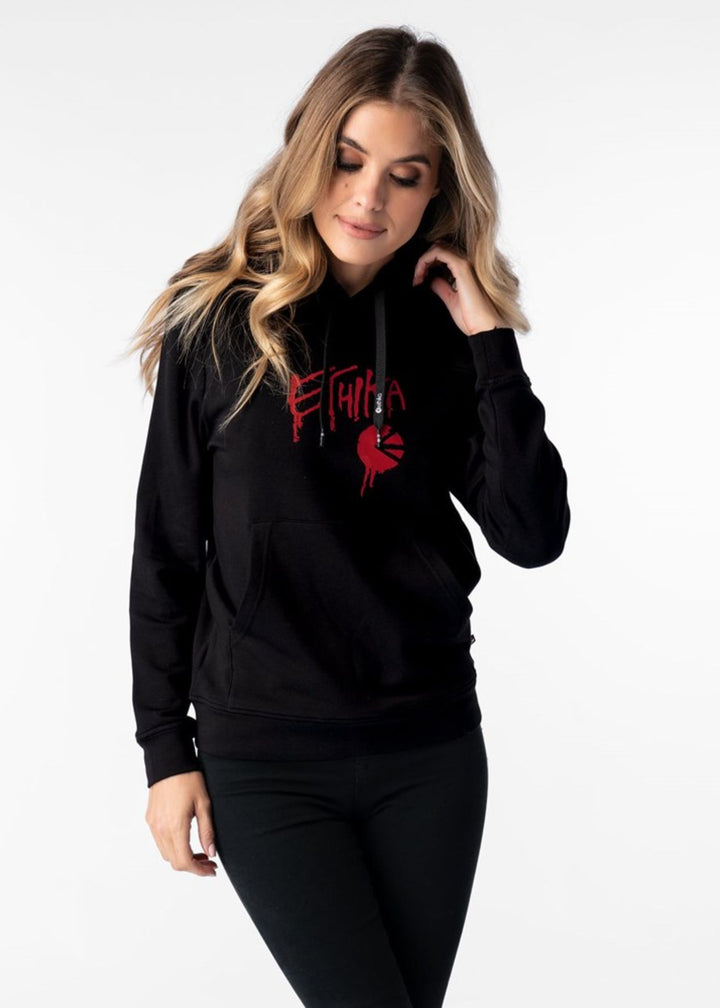 Women's Drip Red Hoodie