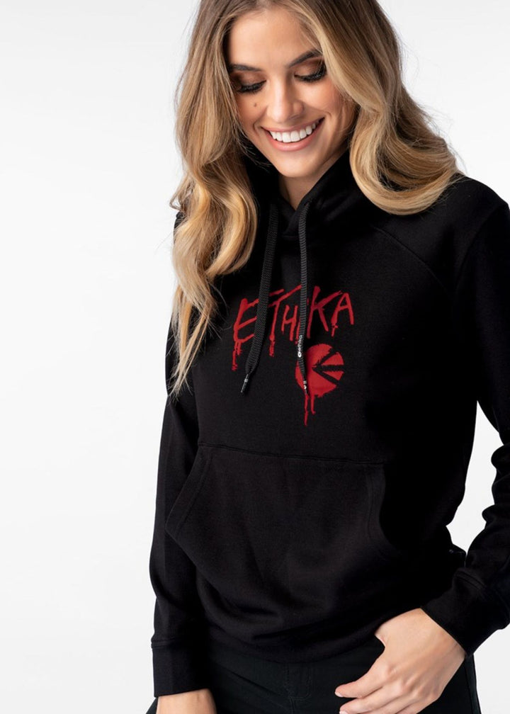 Women's Drip Red Hoodie