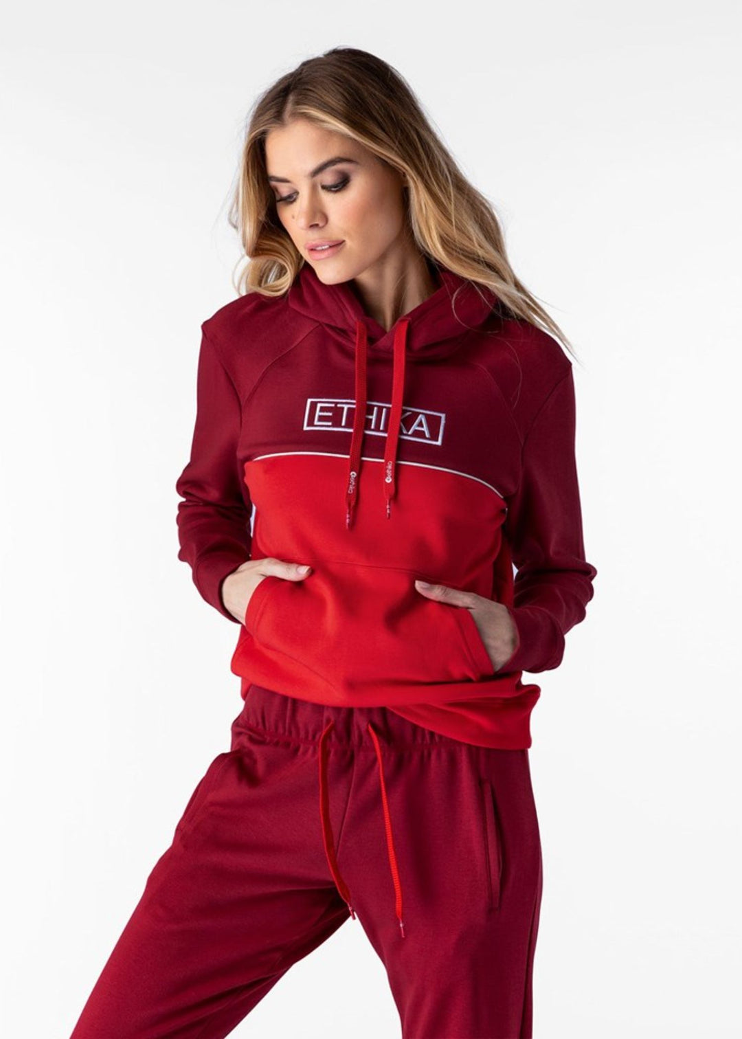Women's Red Bar Logo Sweatshirt