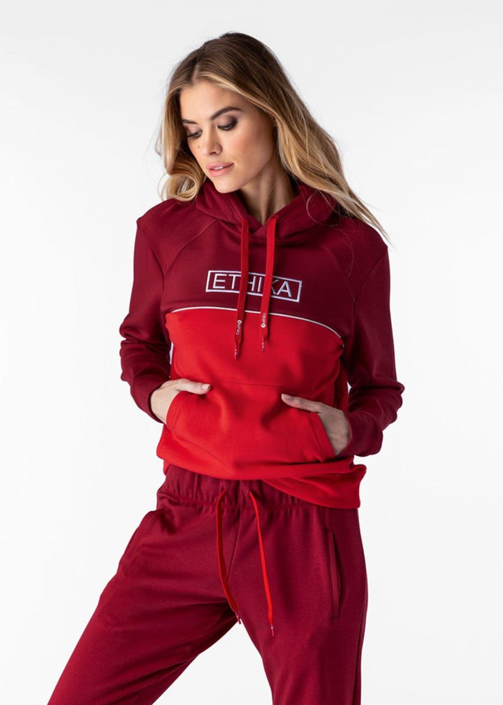 Women's Red Bar Logo Sweatshirt