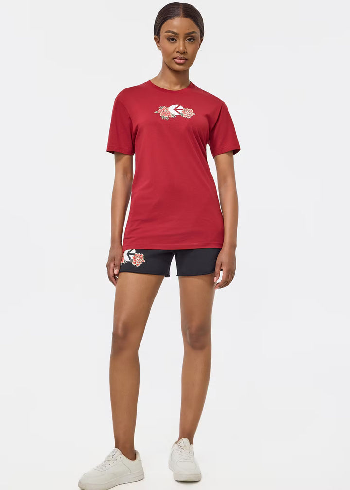 Womens Shogun Peony Fitted Crew Tee