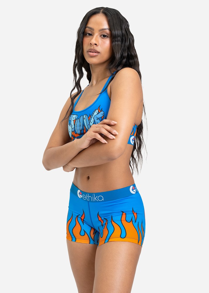 Womens Down In Flames Staple