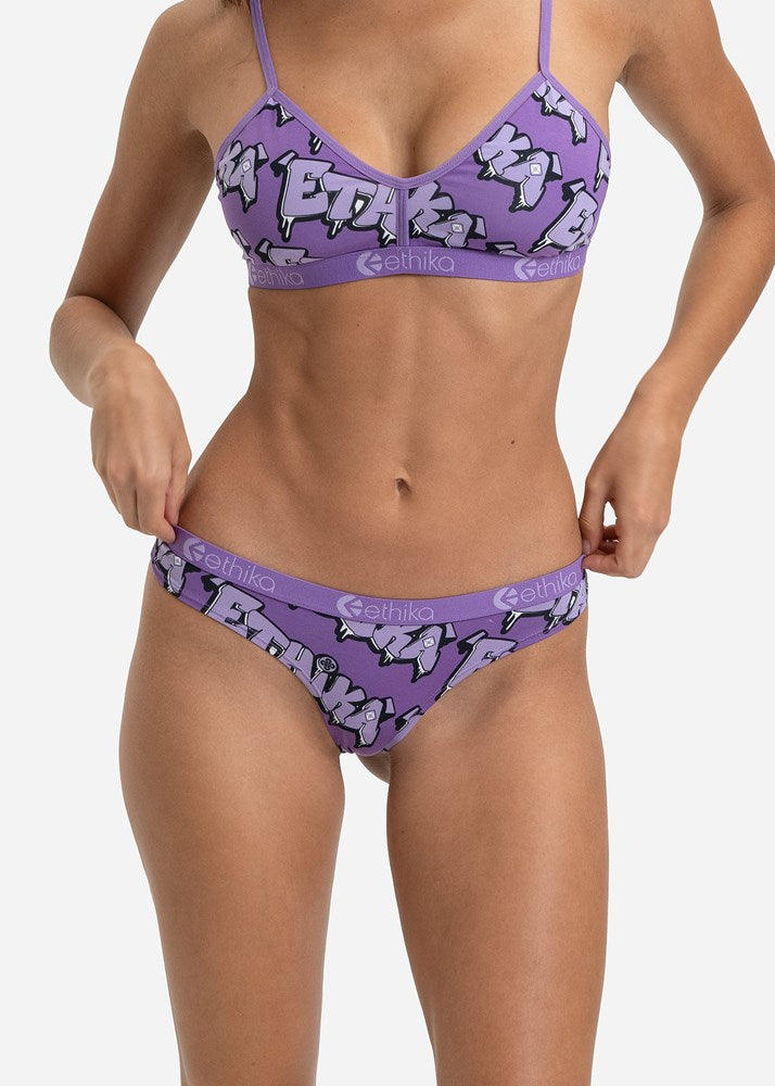 Womens Drip Wave Thong