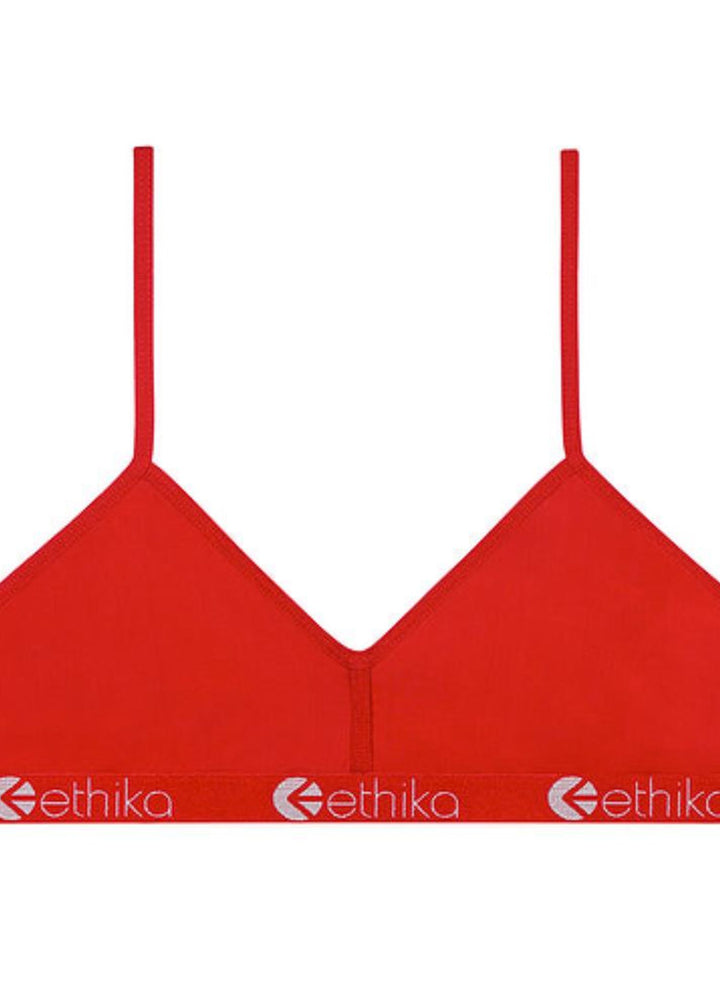Red Nylon Bralette