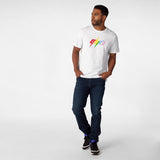 Mens Ethika Bolt Tee - White