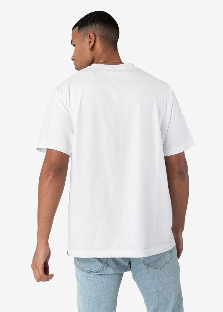 Mens Benji Glitchin Logo Tee - White