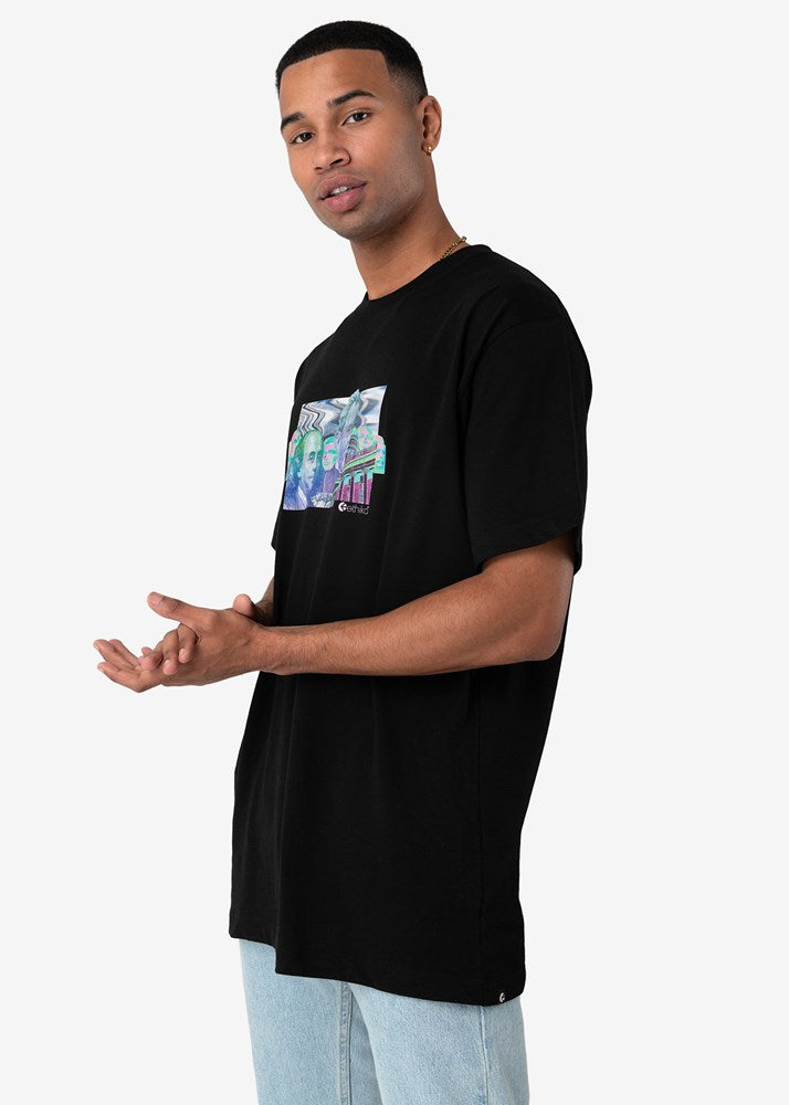 Mens Benji Glitchin Tee - Black