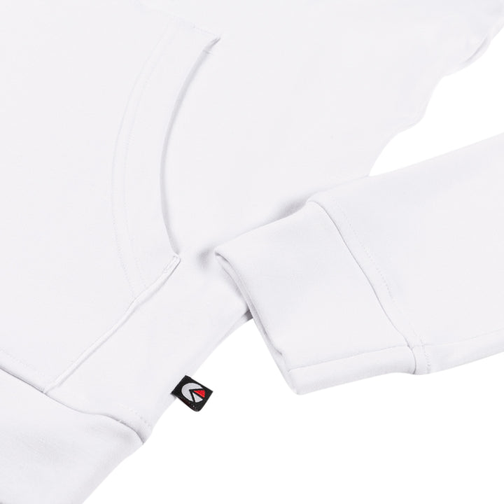 Mens Pullover Hoodie - Familie Trophy White